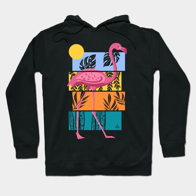 Flamingo Hoodie by Eluviate